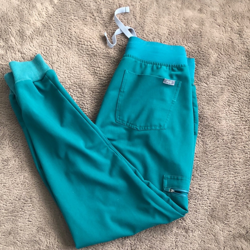 Figs - Hunter Green Zamora Joggers XS